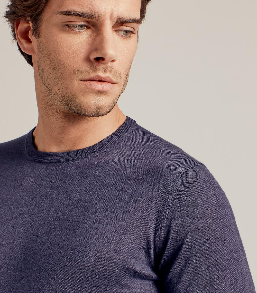 S.Moritz GIROCOLLO LANA SETA CASHMERE - AVIO Nuova