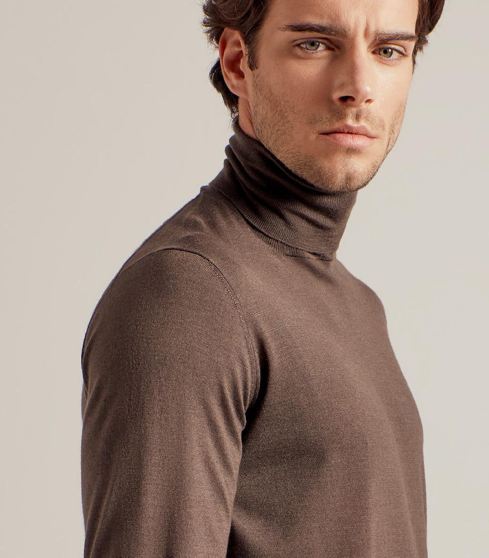 S.Moritz DOLCEVITA LANA SETA CASHMERE - CACAO Spedizione Gratuita