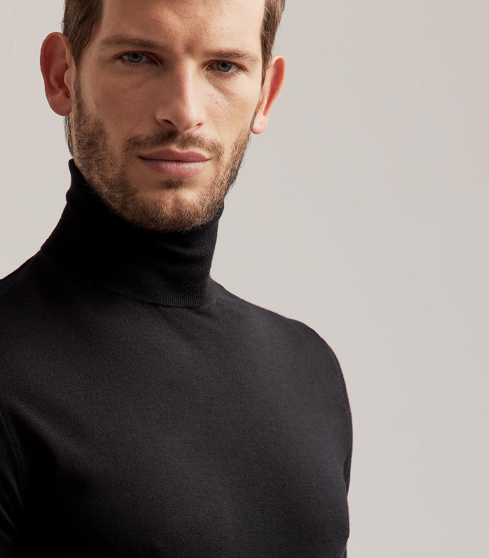 S.Moritz DOLCEVITA ROYAL MERINO - NERO Sottocosto
