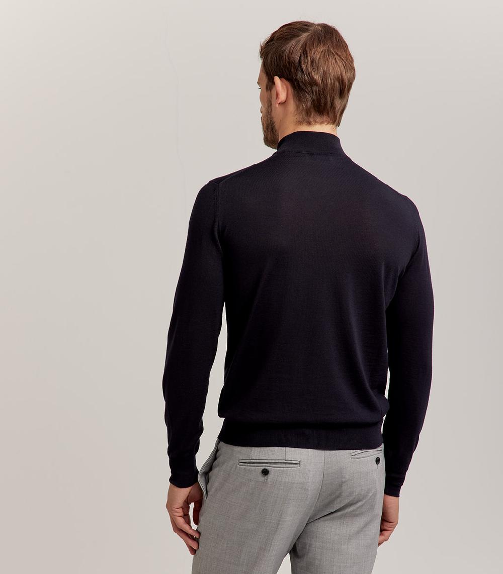 S.Moritz LUPETTO ROYAL MERINO - BLU NAVY Economico