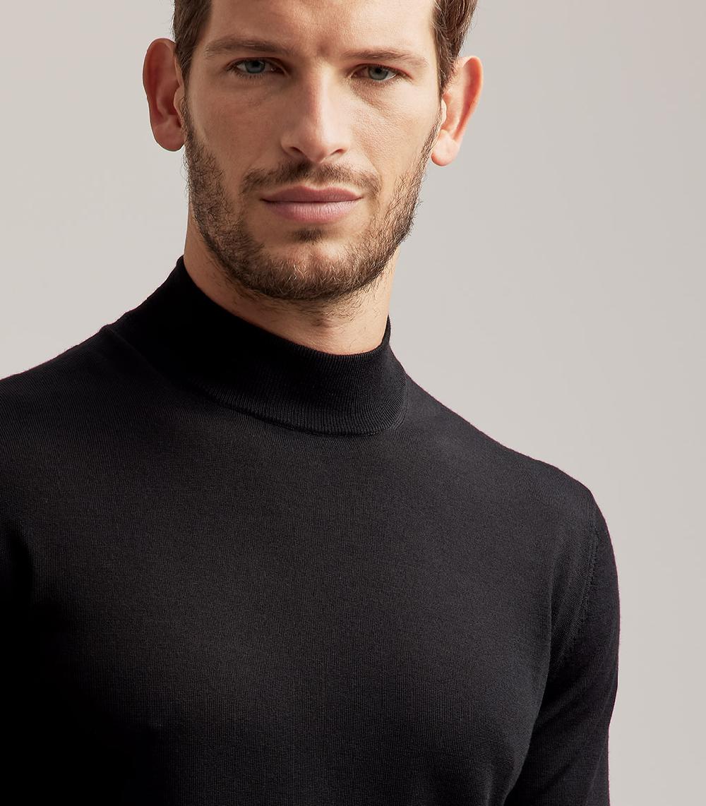 S.Moritz LUPETTO ROYAL MERINO - NERO Online