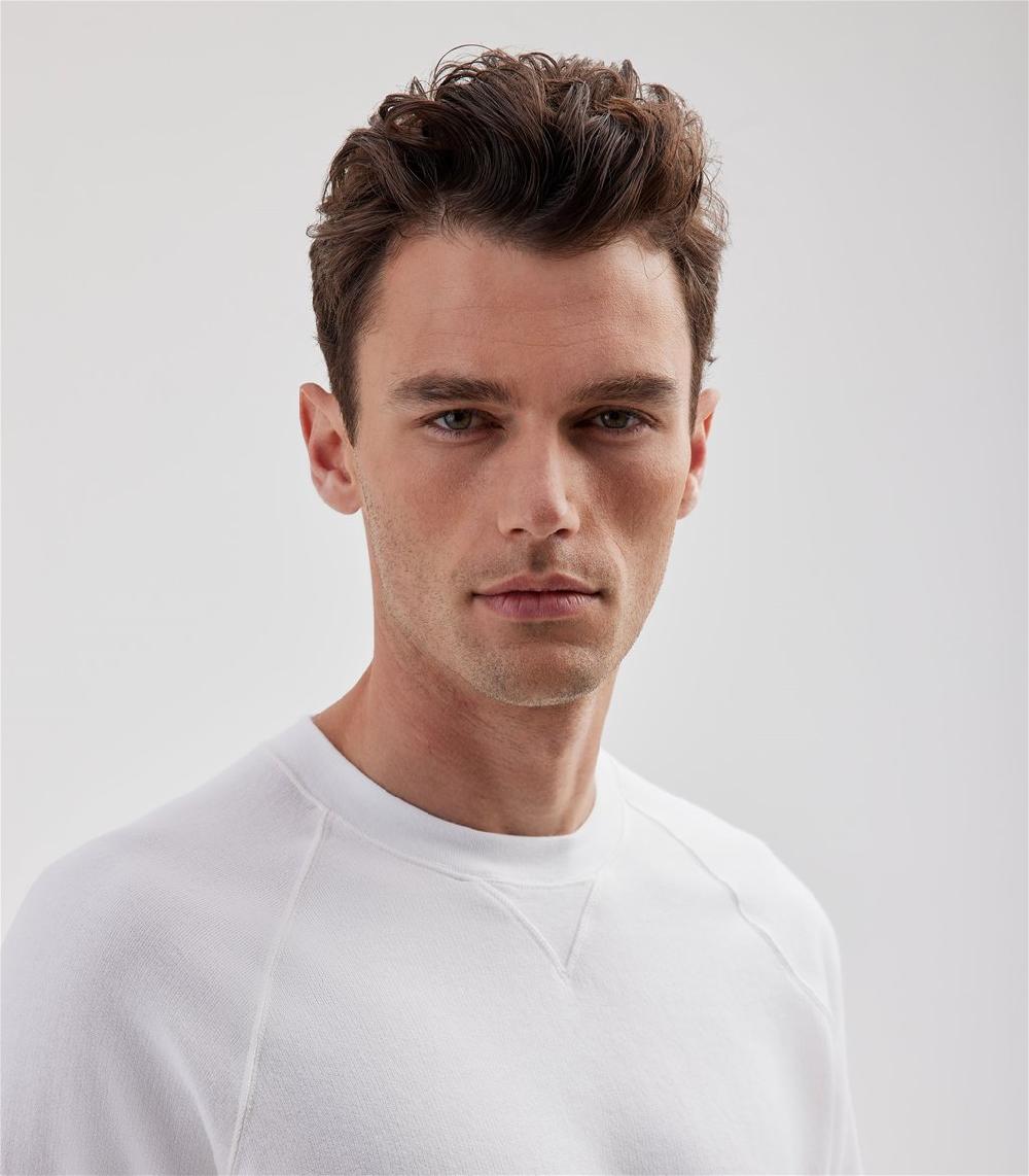 S.Moritz Felpa raglan da uomo off white | S.Moritz Sito Ufficiale Qualità
