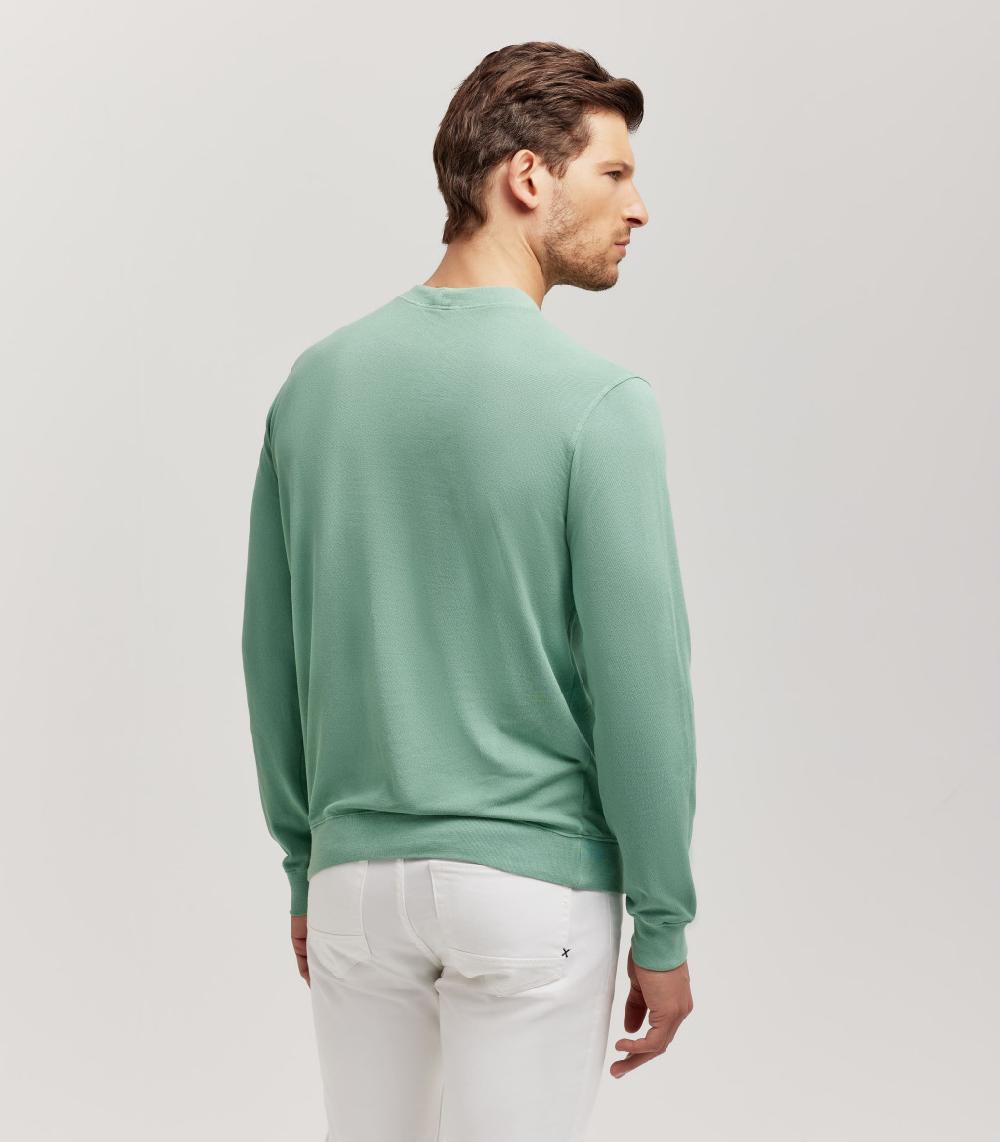S.Moritz GIROCOLLO FELPA - COTONE PIQUET Fino Al -60%