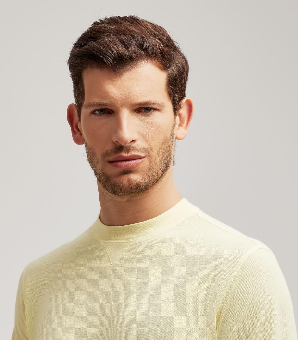 S.Moritz GIROCOLLO FELPA - COTONE PIQUET Shopping Online