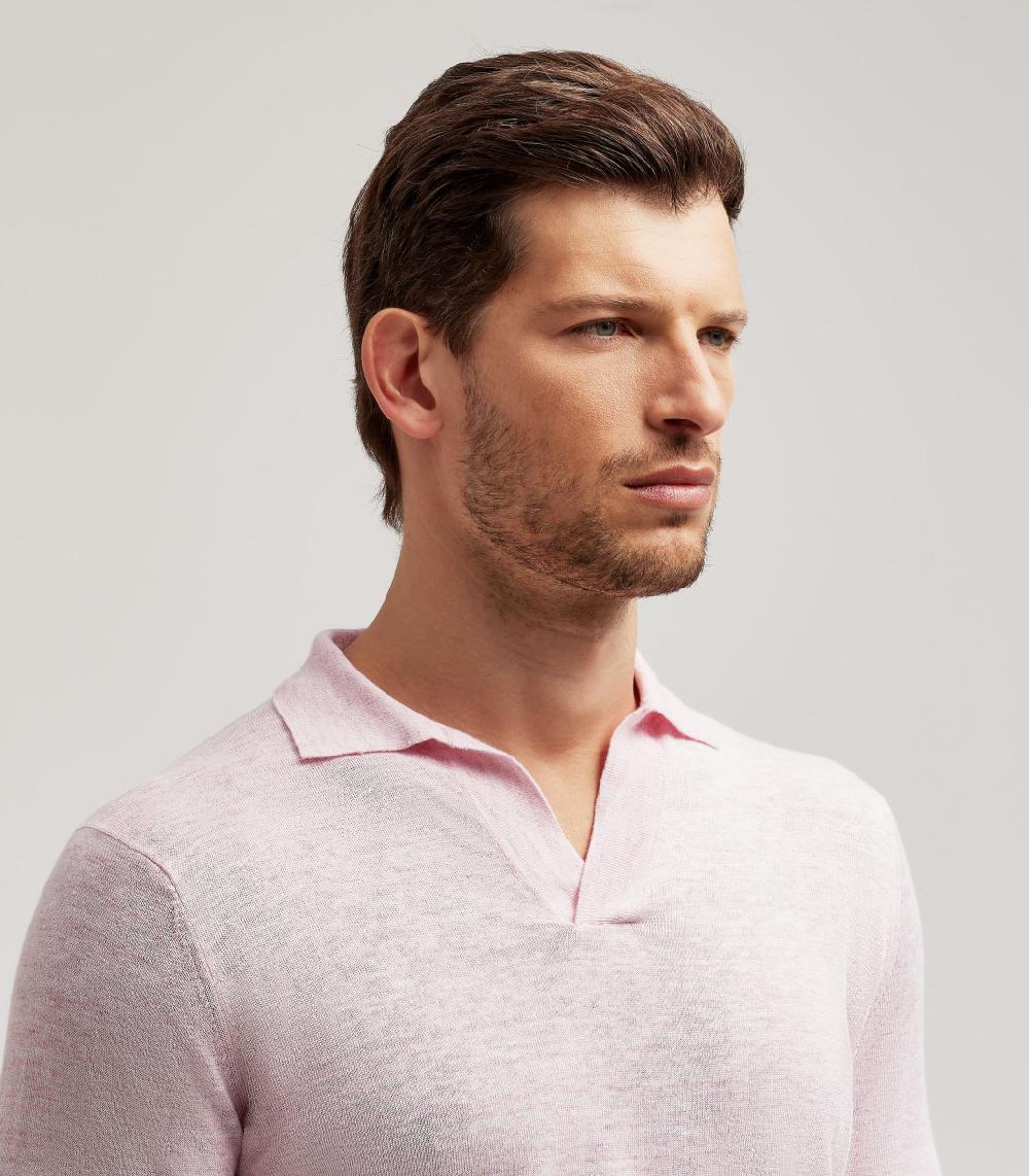 S.Moritz POLO SKIPPER - LINO COTONE Nuova