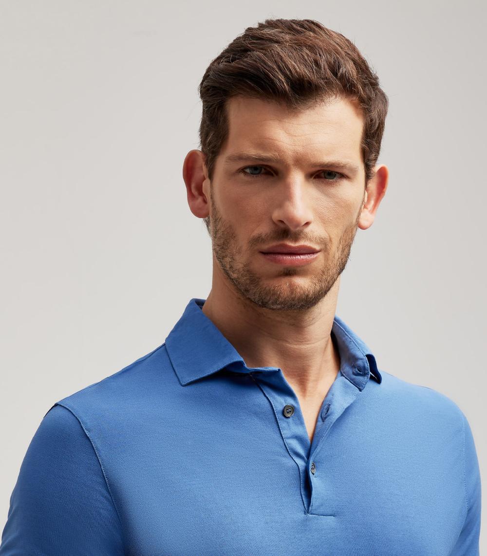 S.Moritz POLO BASICA - COTONE CREPE Moda