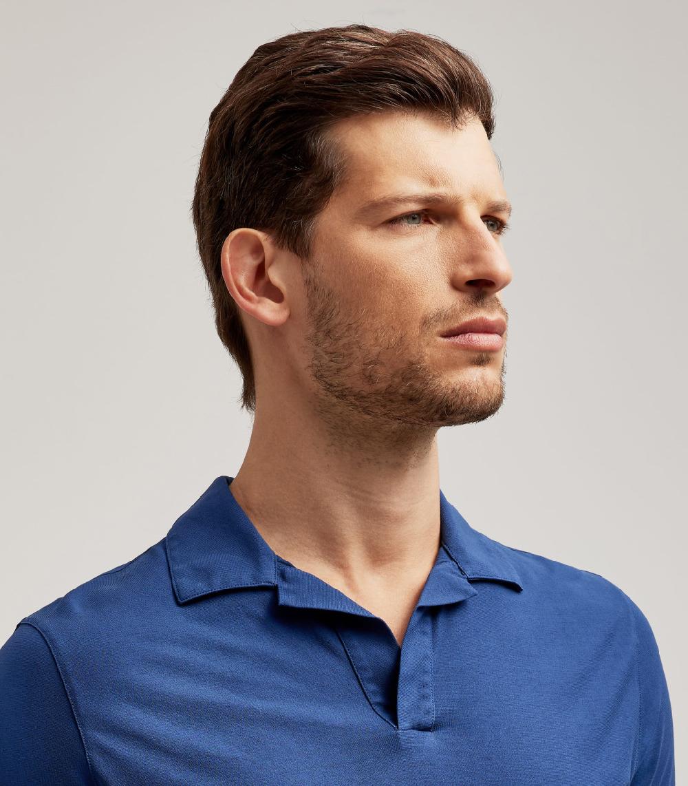 S.Moritz POLO SKIPPER - COTONE CREPE In Linea