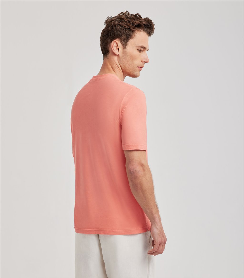 S.Moritz T-shirt pesca da uomo in cotone crepe | S.Moritz Sito Ufficiale Qualità Garantita