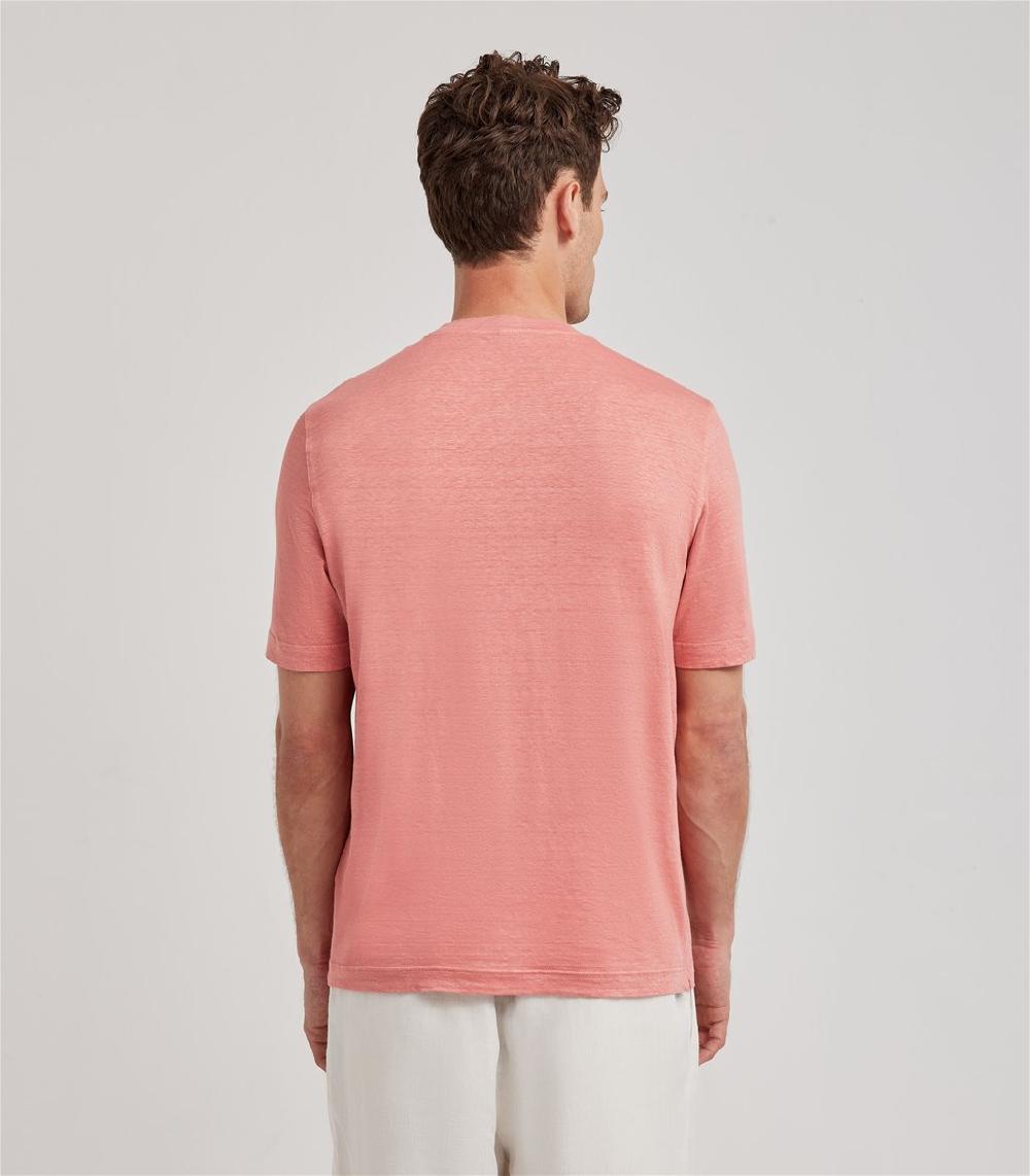 S.Moritz T-shirt pesca da uomo in jersey lino | S.Moritz Sito Ufficiale Fino Al -60%