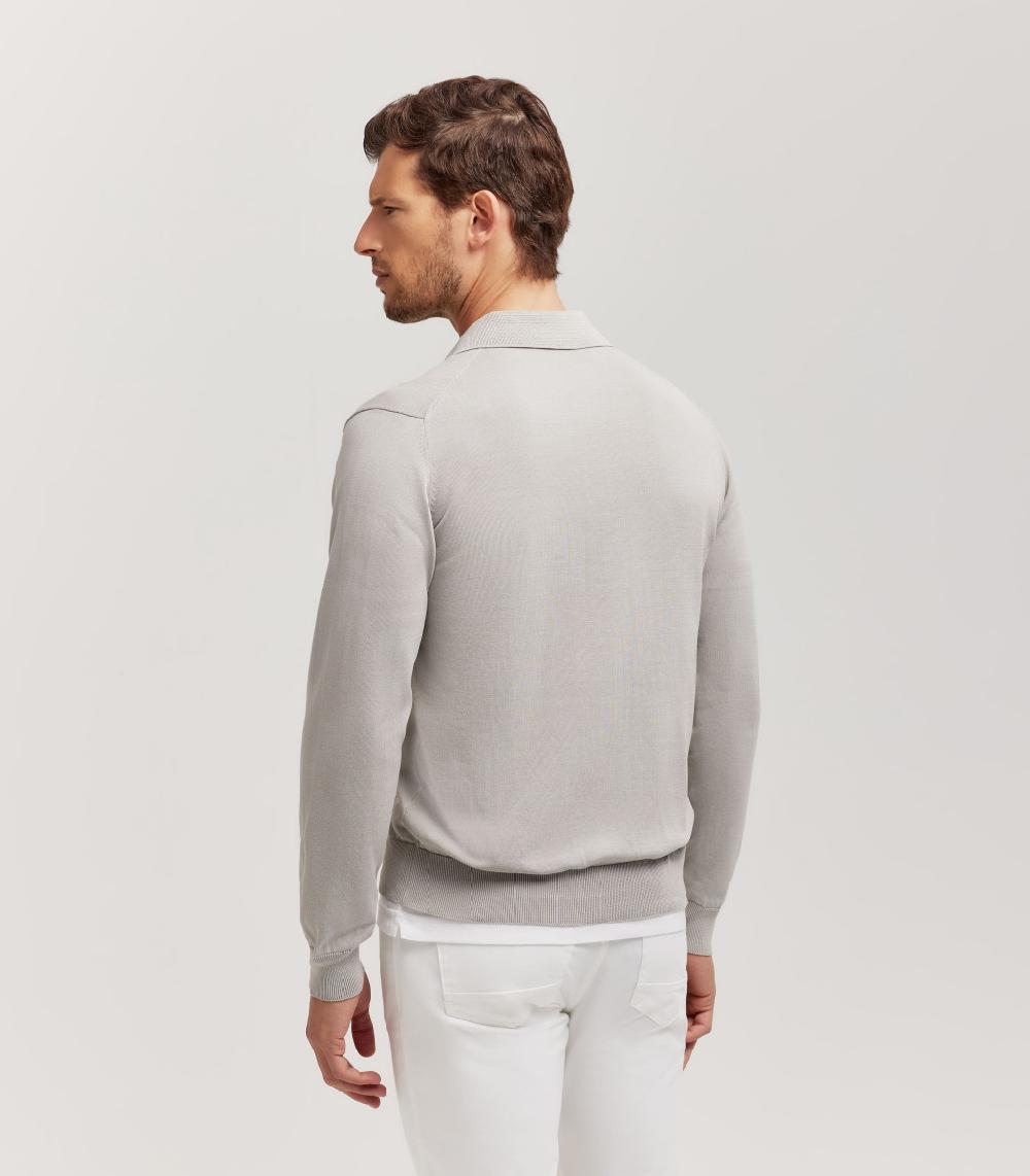 S.Moritz FULLZIP COLLO POLO - COTONE In Saldo