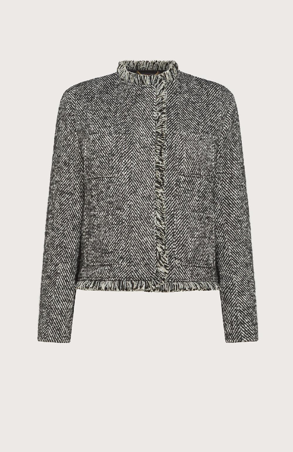 Seventy Giacchina corta in misto lana nylon imbottito sul retro e sottomanica - Col. Nero