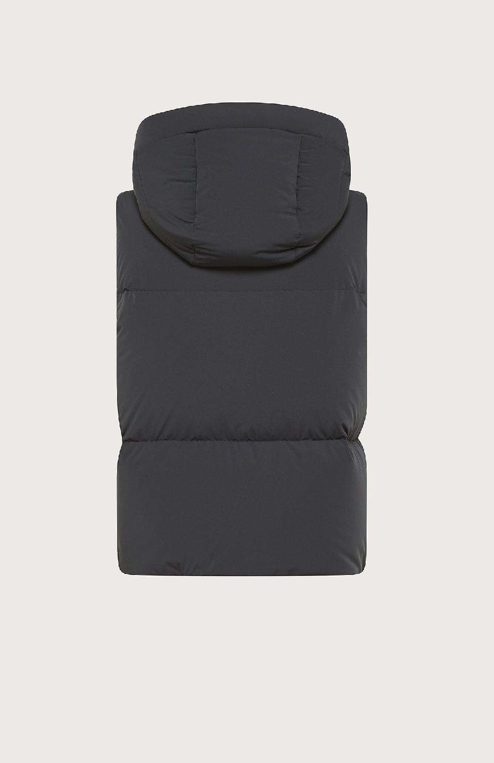 Seventy Gilet imbottito a collo alto con cappuccio - Col. Nero Convenienza