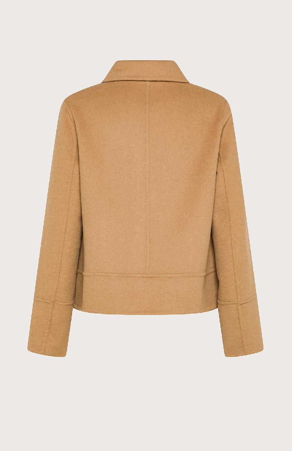 Seventy Cappotto corto monopetto in panno double - Col. Neutro In Vendita