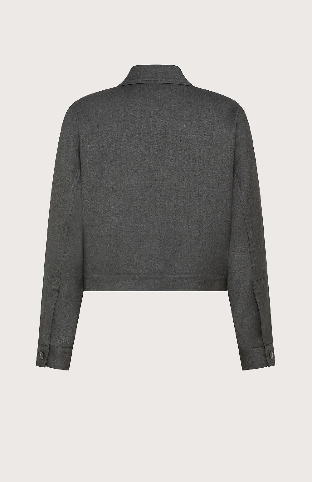 Seventy Giacchina corta con bottoni - Col. Grigio Saldi Di Fabbrica