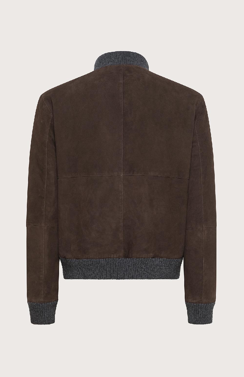 Seventy Giubbino in pelle scamosciata - Col. Marrone Vendite Flash