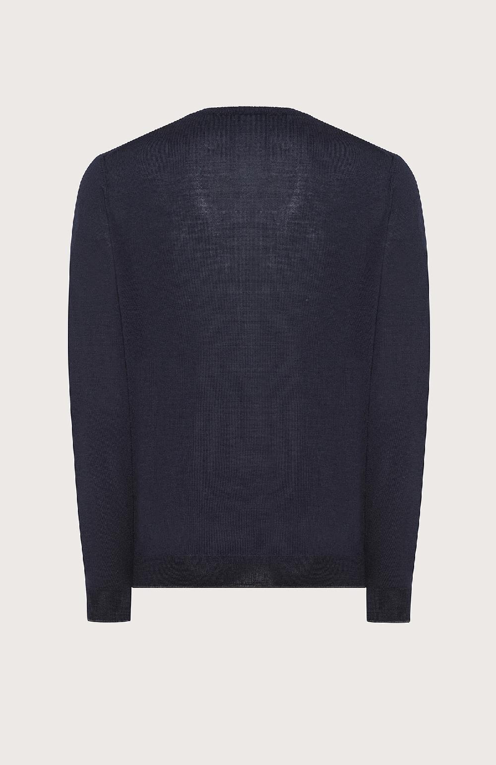 Seventy Maglioncino girocollo in lana f.14 - Col. Blu Negozio