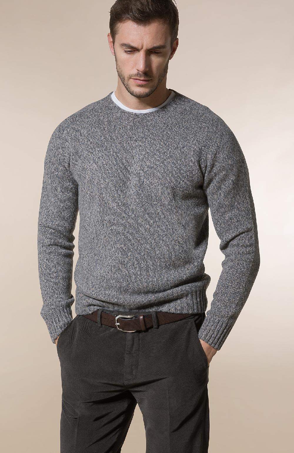 Seventy Pantalone chino in diagonale slegato stretch - Col. Marrone In Saldo