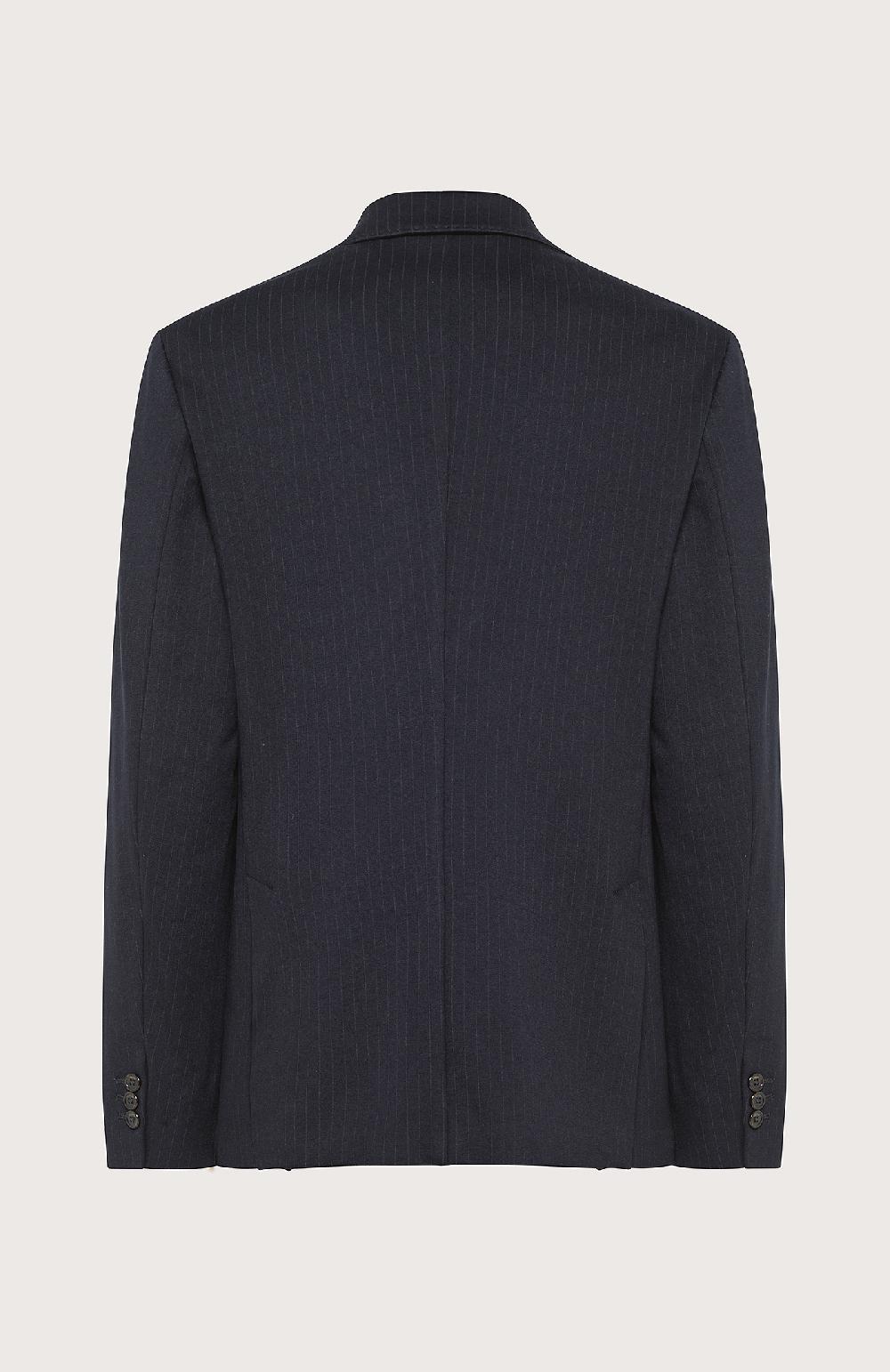 Seventy Giacca decostruita monopetto regualar fit in punto stoffa gessato - Col. Blu Moda