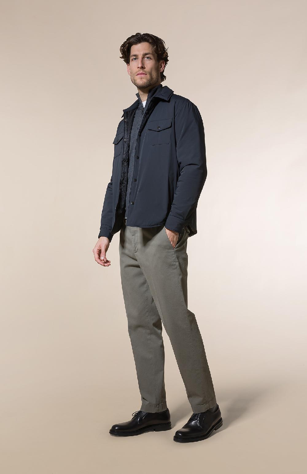 Seventy Capospalla imbottito in nylon opaco stretch - Col. Blu 2025