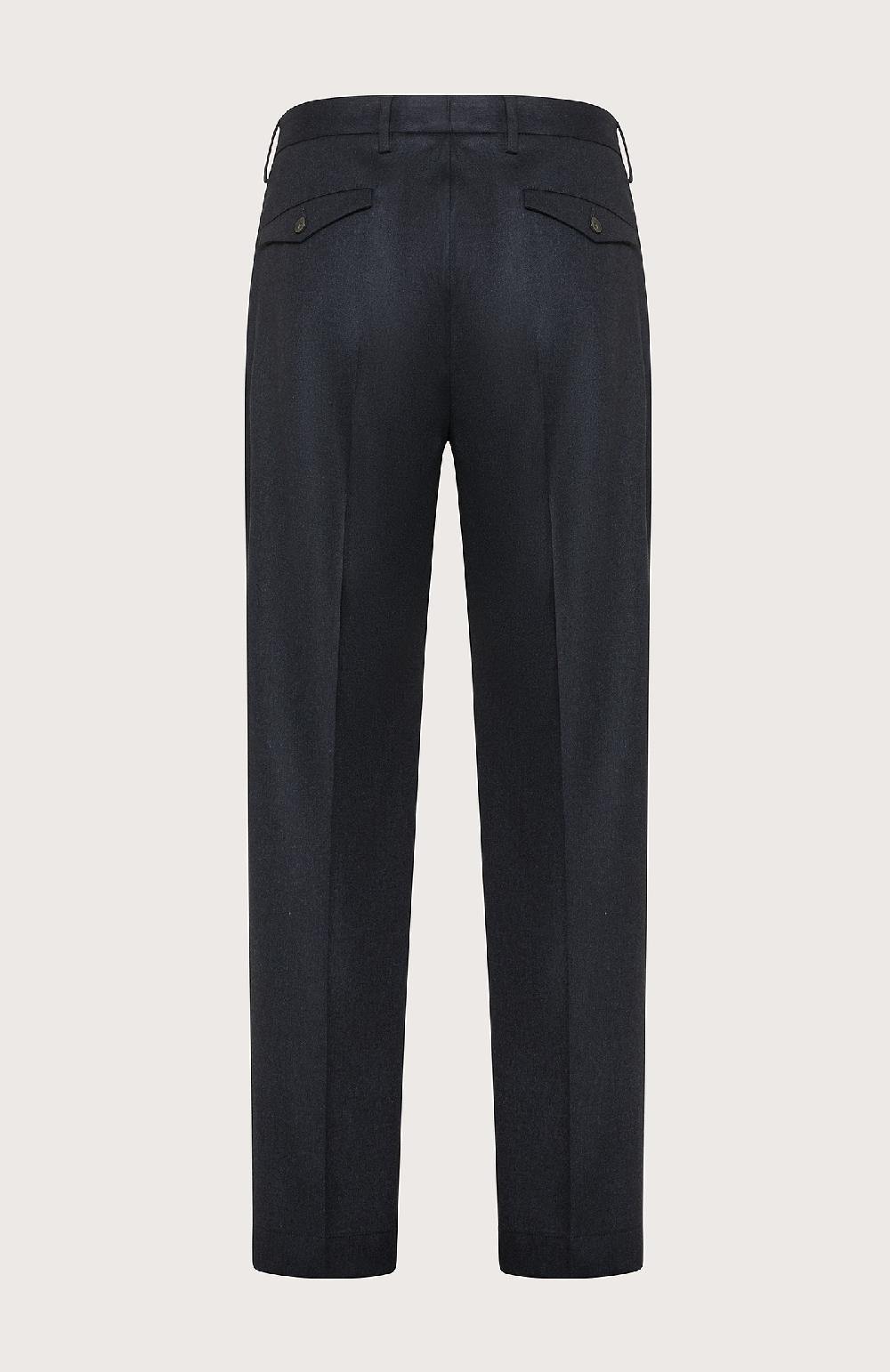 Seventy Pantalone chino realizzato in flanella mono-stretch - Col. Blu Italia