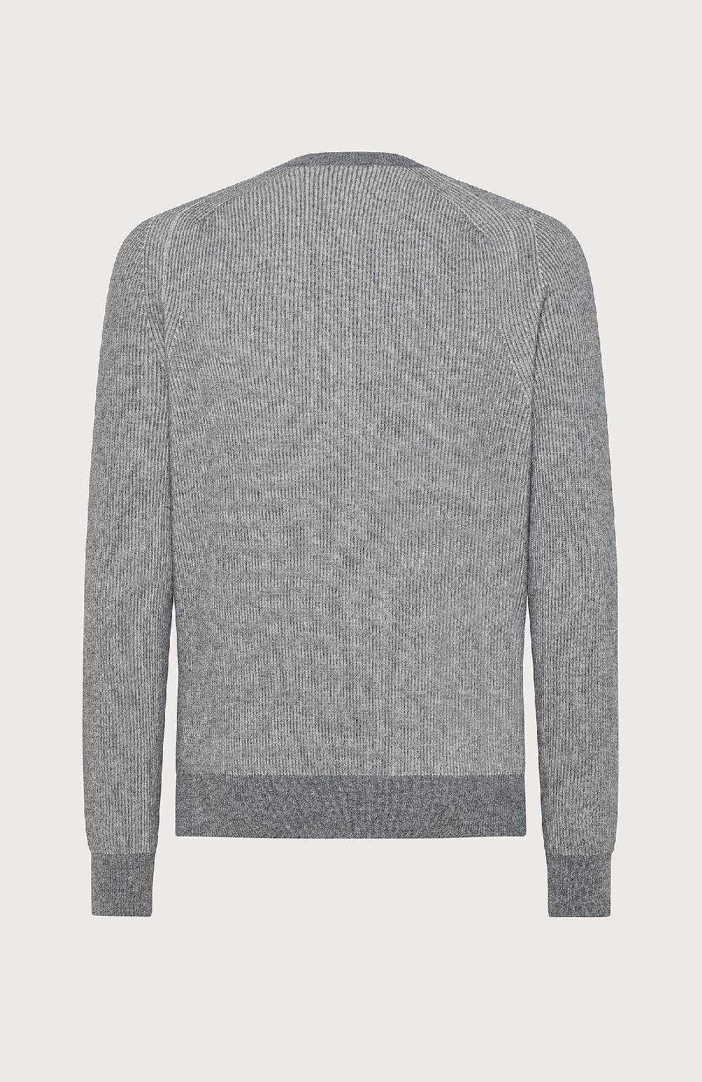 Seventy Maglioncino girocolla costa inglese - Col. Grigio In Linea