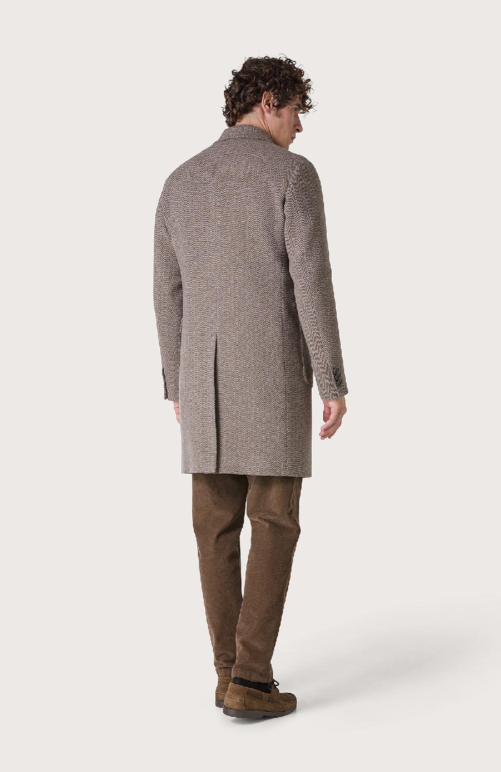 Seventy Cappotto doppiopetto con resca - Col. Marrone Spedizione Gratuita