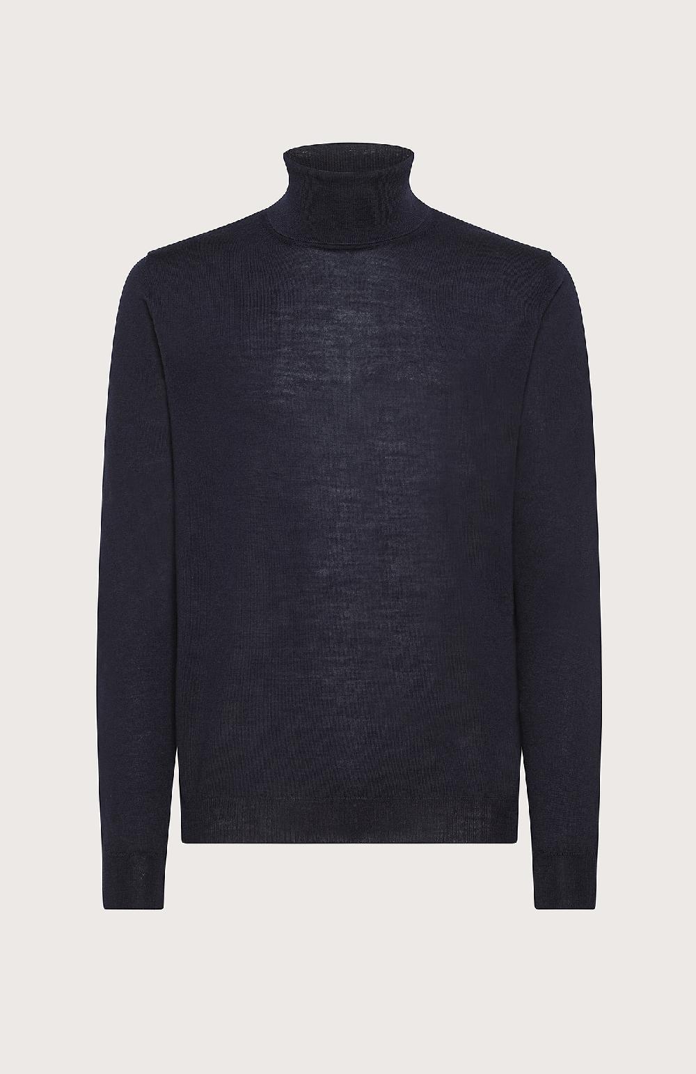Seventy maglia dolcevita in rasato - Col. Blu Fino Al -60%