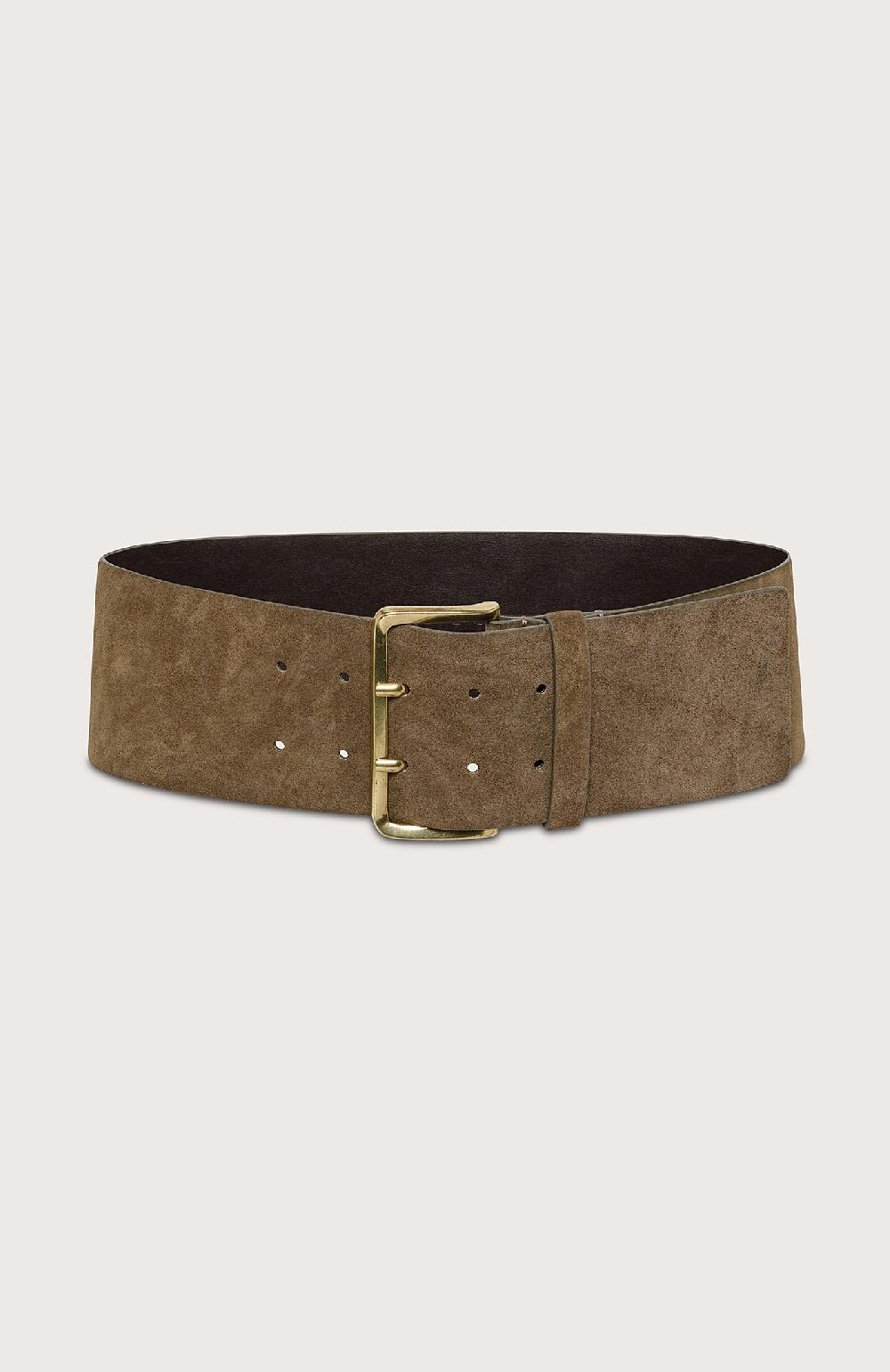 Seventy Cintura alta in suede - Col. Neutro Prezzo Ridotto