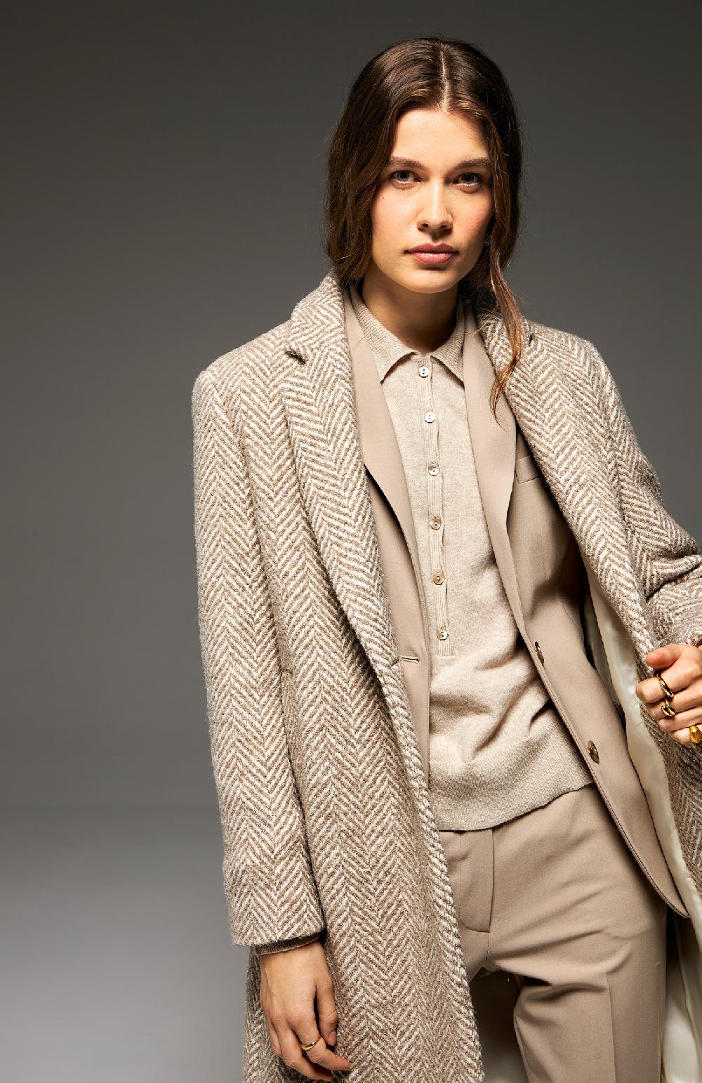 Seventy Giacca monopetto in gabardina misto lana - Col. Neutro Vendita