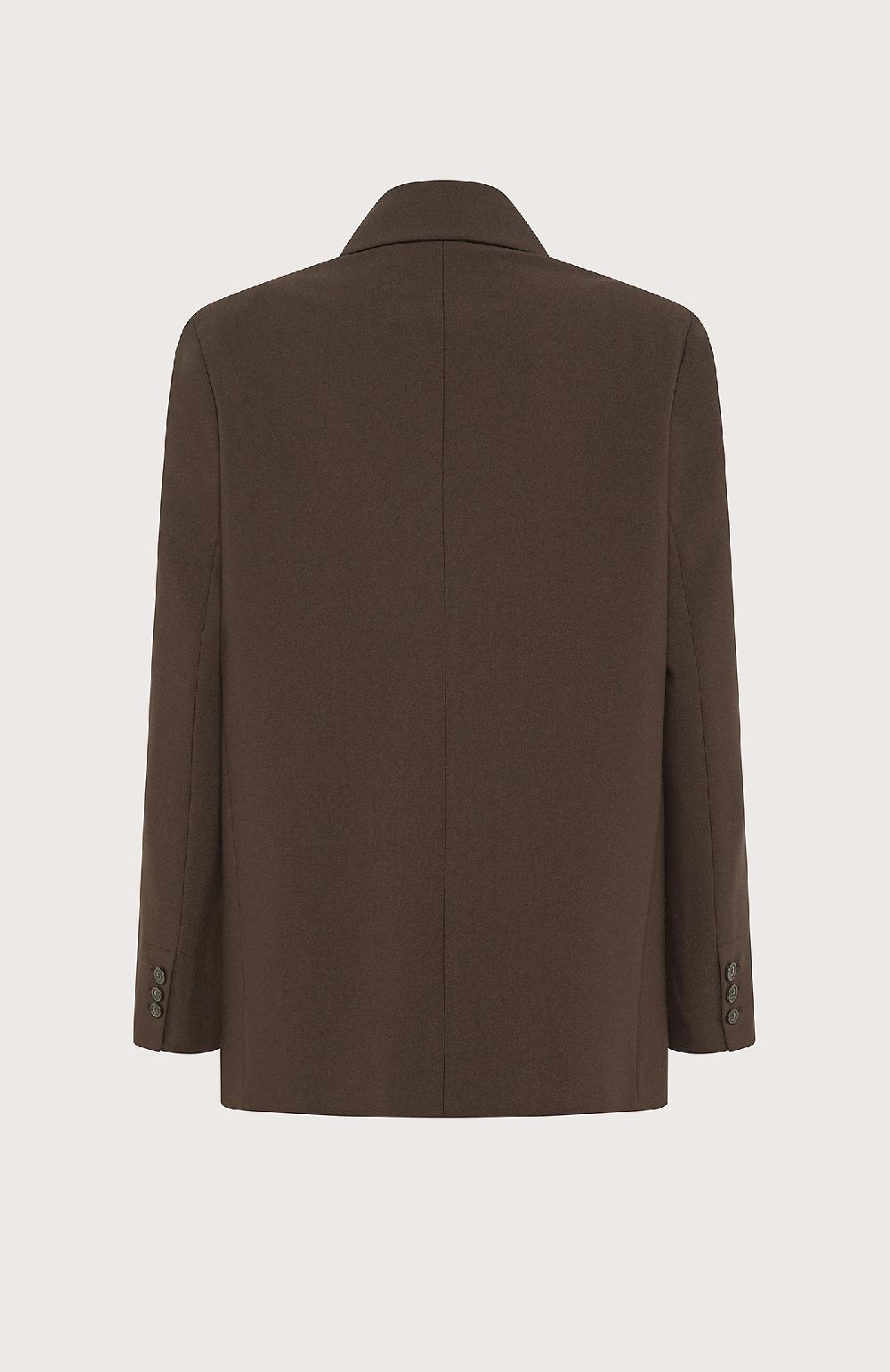 Seventy Giacca doppiopetto in poly stretch - Col. Marrone Shopping Online