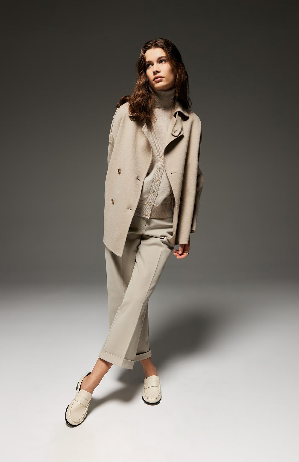 Seventy Pantalone dritto lungo la caviglia con risvoltino al fondo - Col. Grigio Outlet