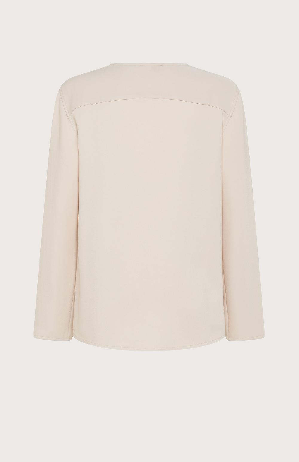 Seventy Camicia in cady di viscosa stretch con spacchetti ai polsi - Col. Neutro Offerte
