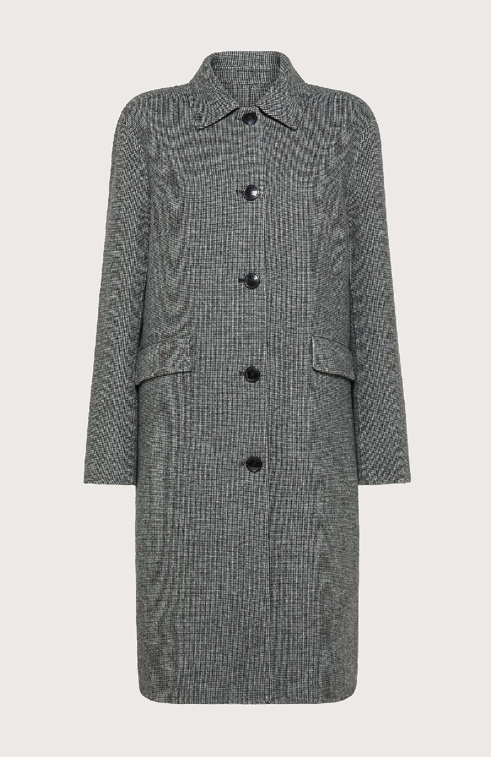 Seventy Cappotto monopetto in misto lana - Col. Grigio Vendite Flash