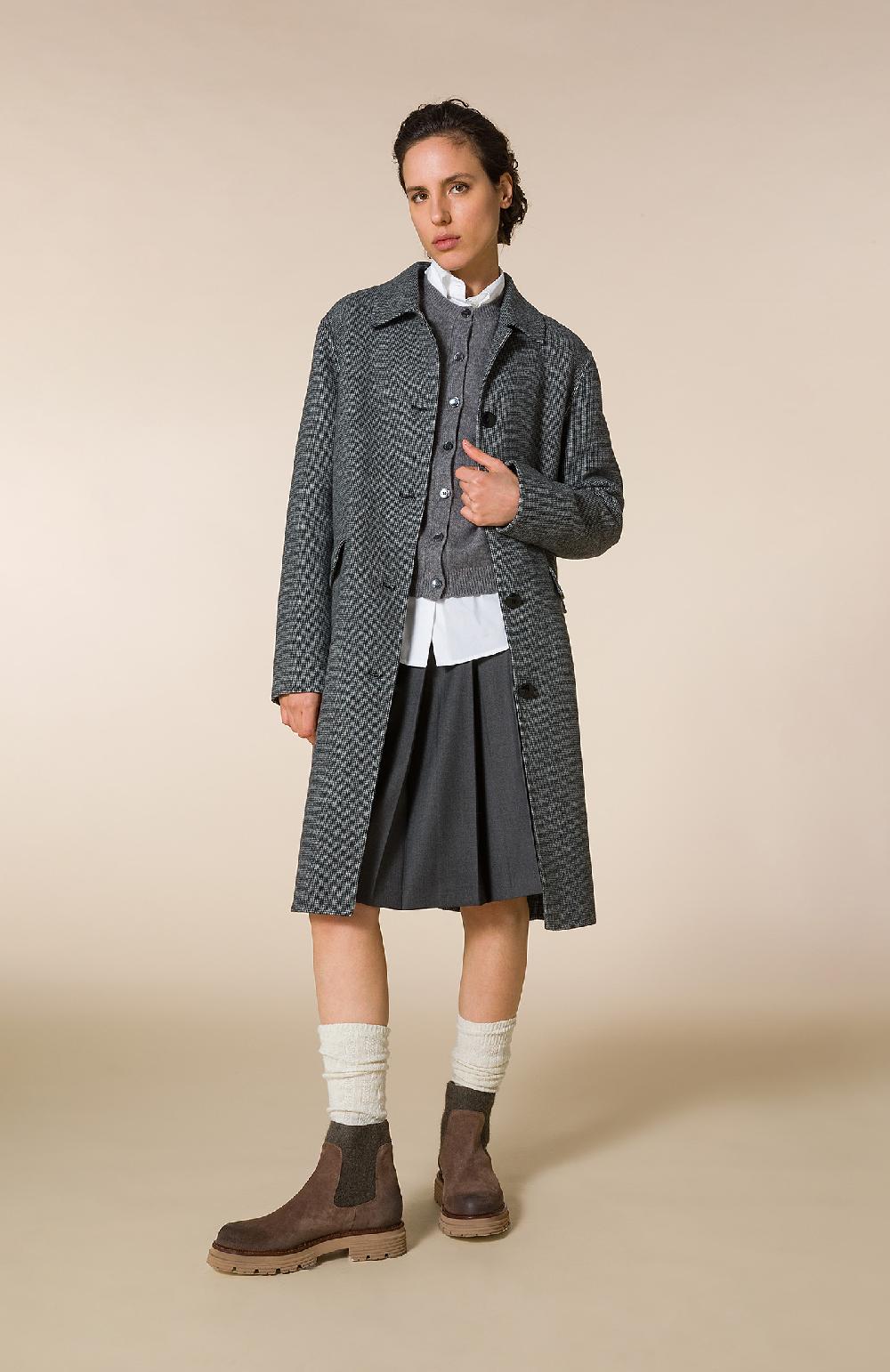 Seventy Cappotto monopetto in misto lana - Col. Grigio Vendite Flash