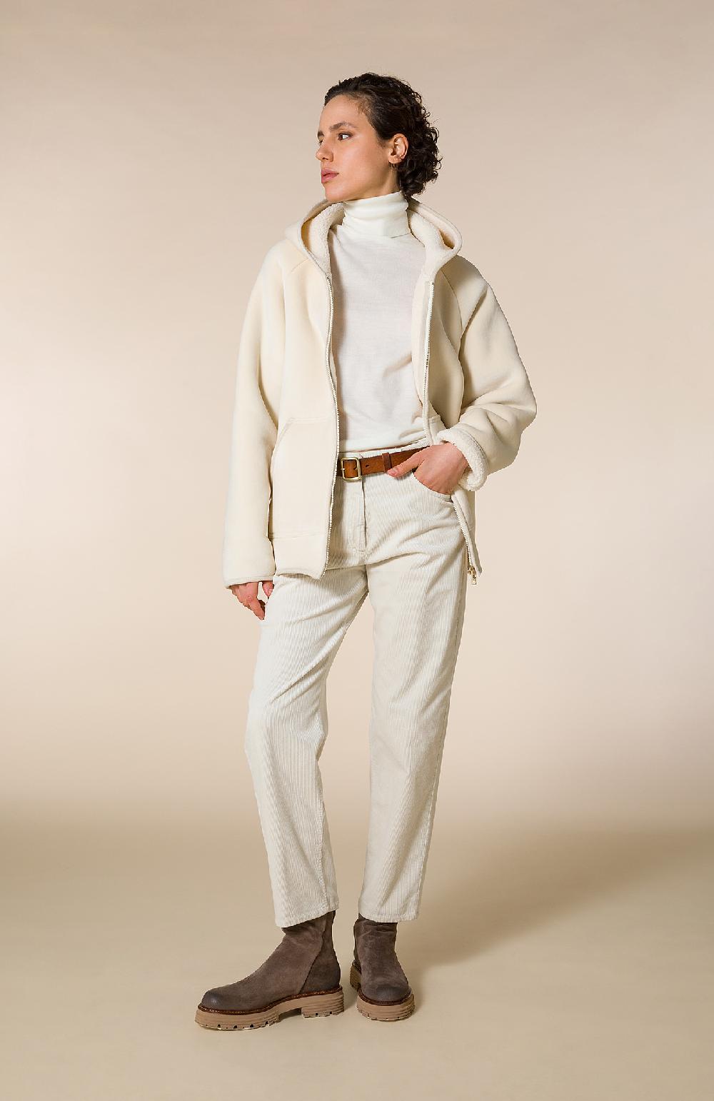 Seventy Giubbino in ciniglia orsetto - Col. Neutro Online Outlet