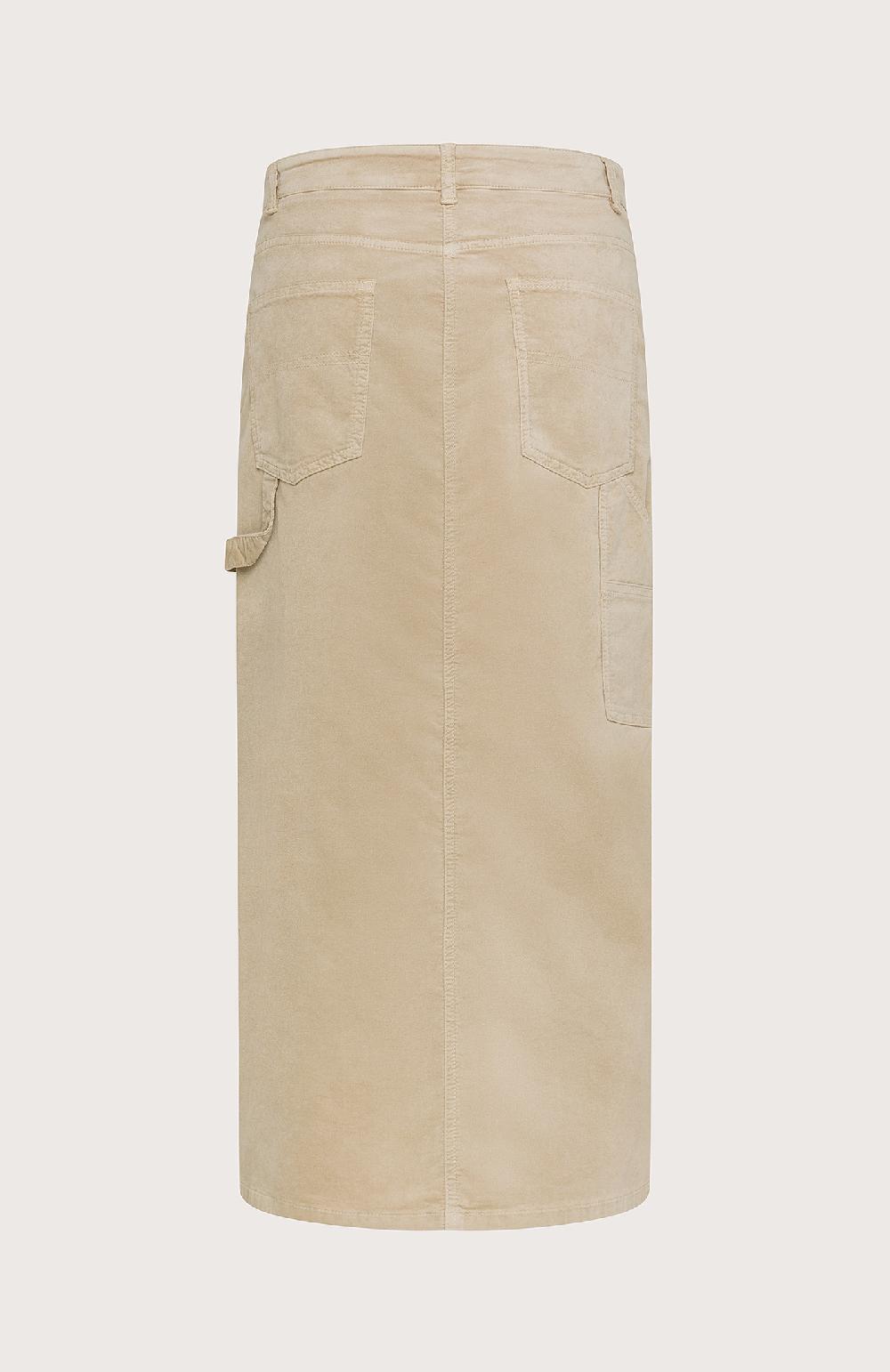 Seventy Gonna lunga in denim washed - Col. Neutro Spedizione Gratuita