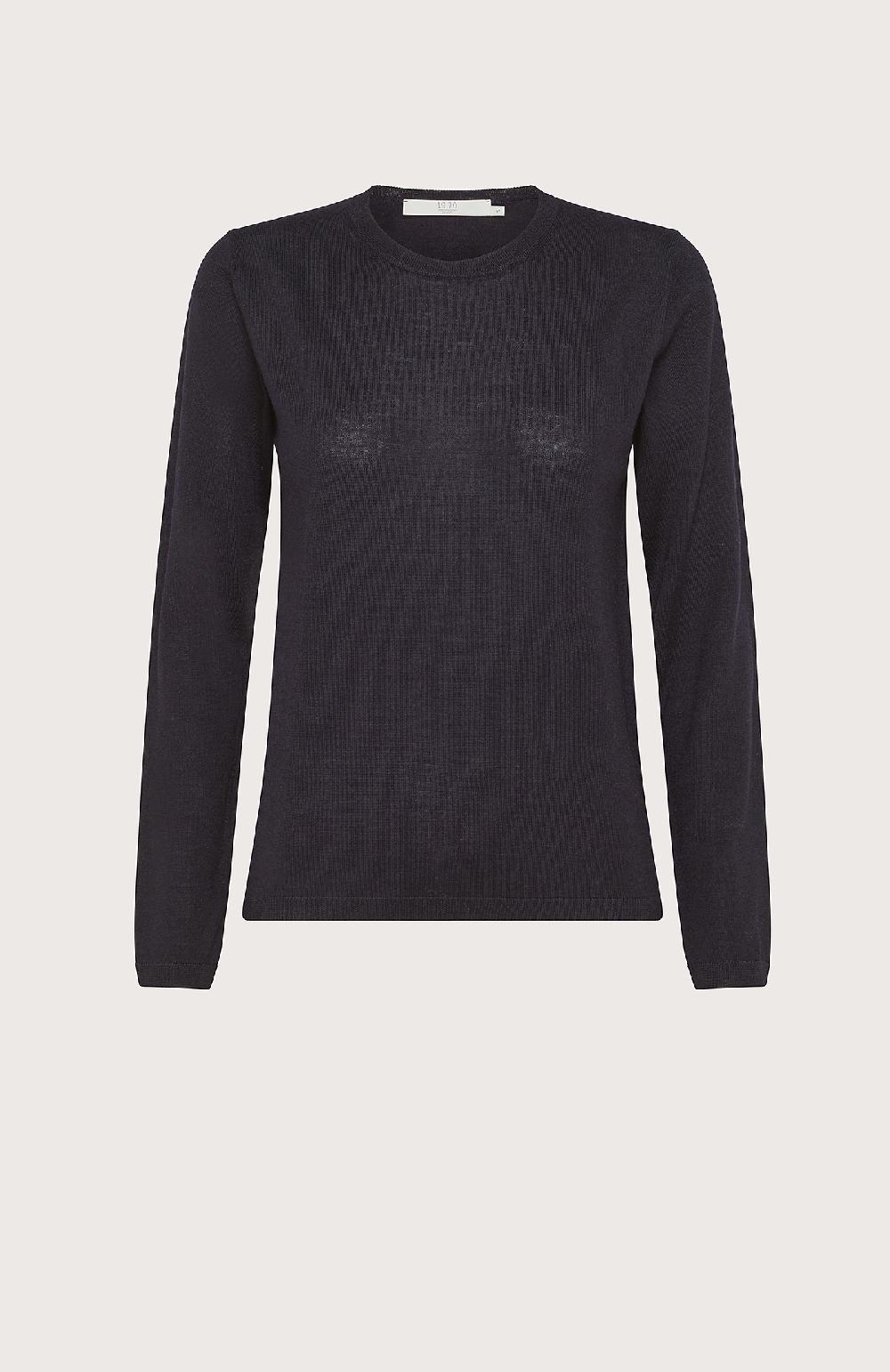 Seventy Maglioncino girocollo in lana merinos f.19 - Col. Blu Convenienza