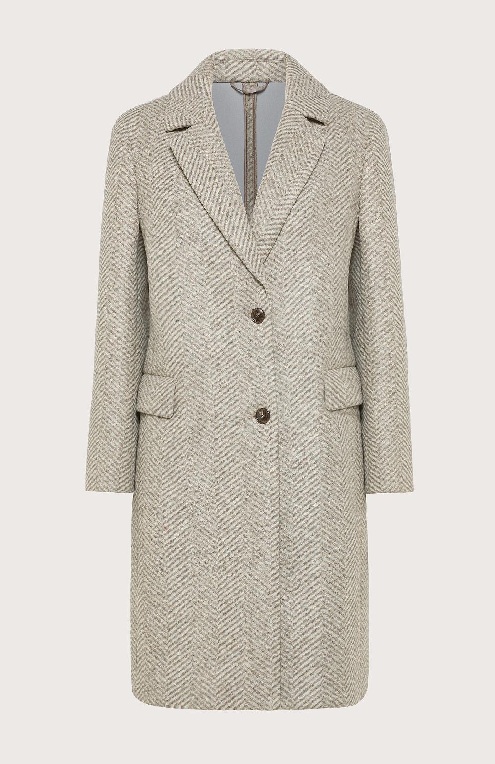 Seventy Cappotto monopetto in misto lana neoprene - Col. Grigio Economico