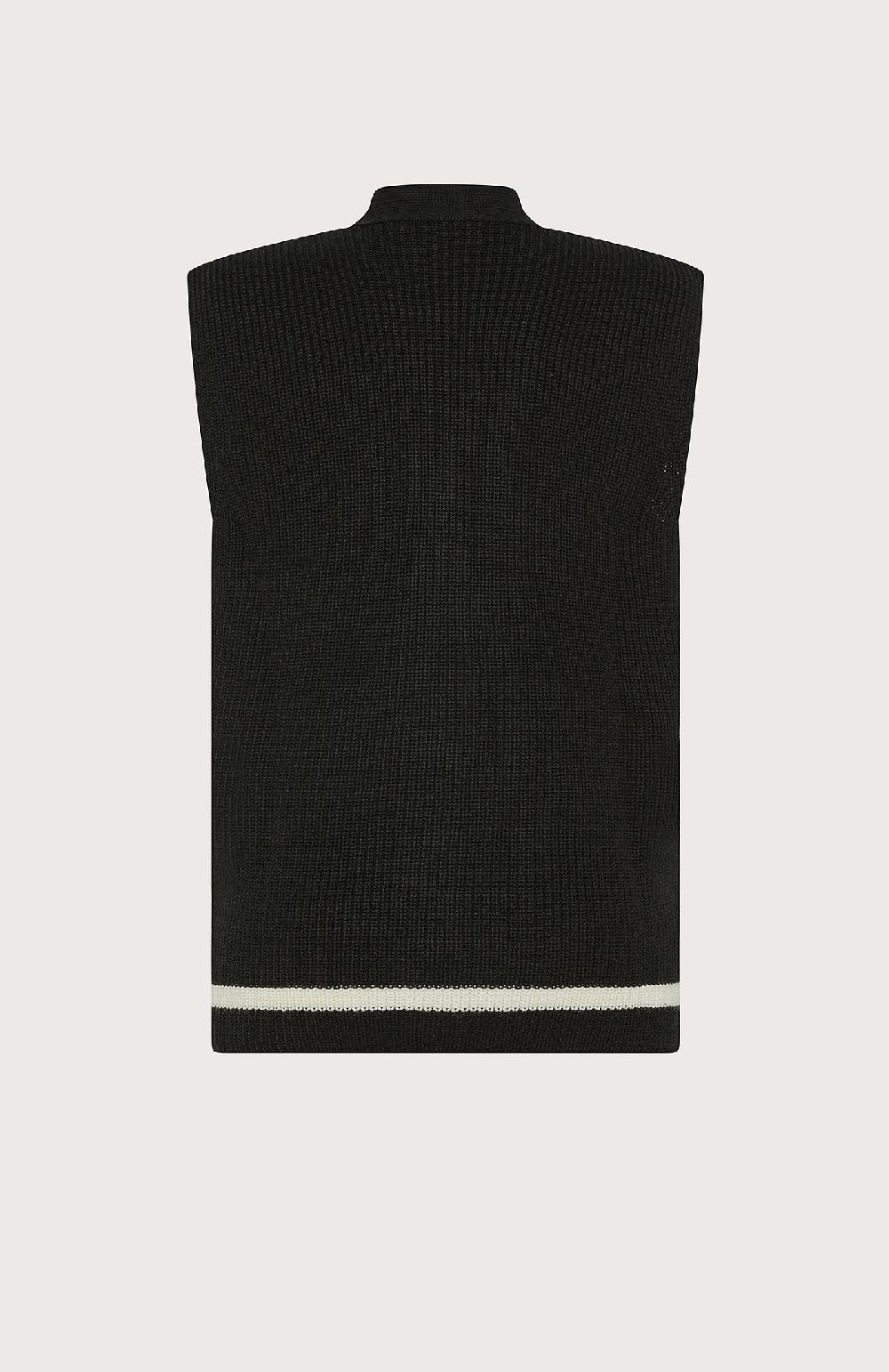 Seventy Gilet bimateriale con imbottitura - Col. Nero In Vendita