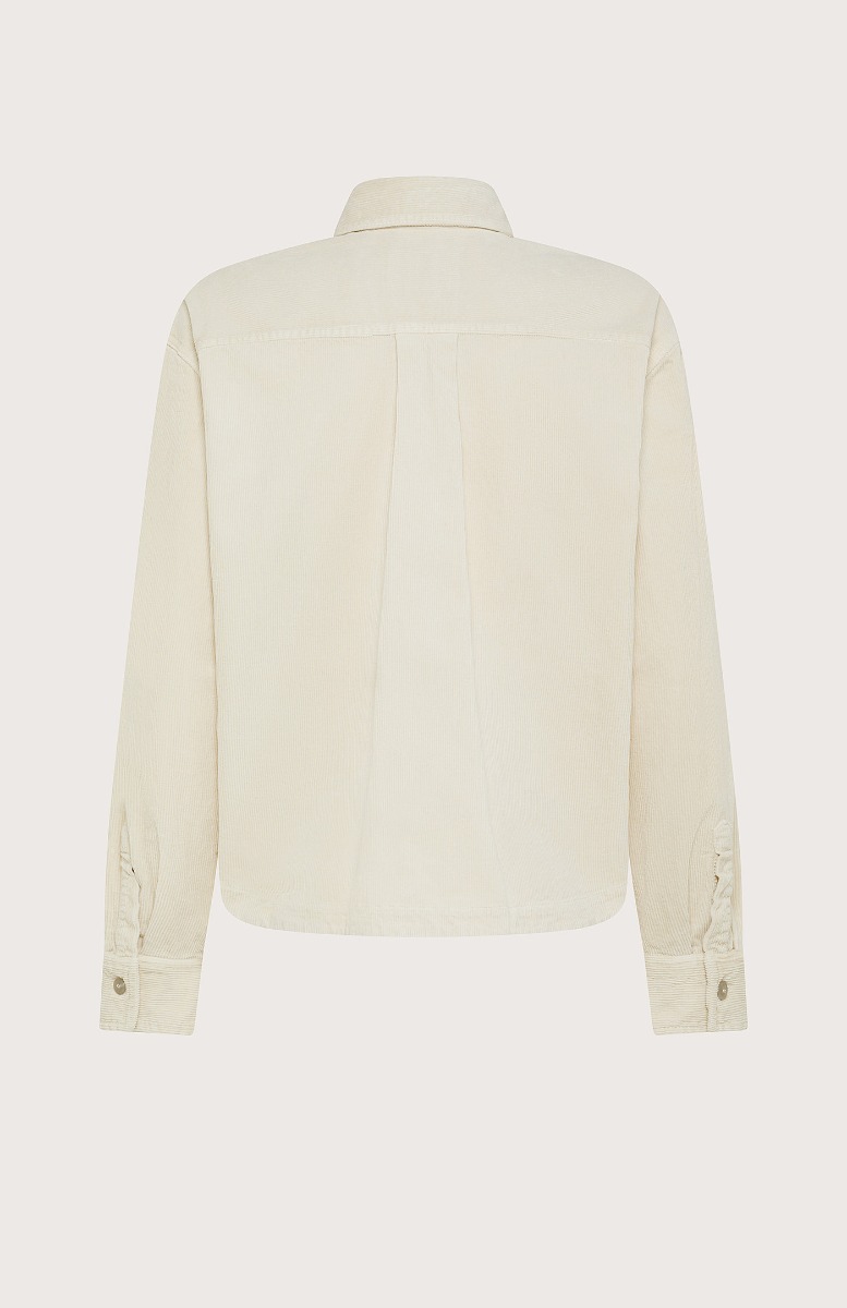 Seventy Overshirt boxy in fvelluto cotone modal - Col. Neutro Sostegno trimestrale