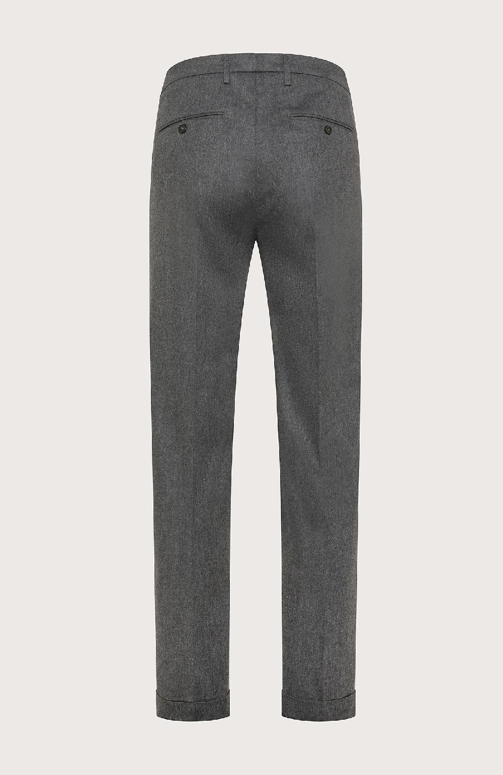 Seventy Pantalone chino in flanella cardata mono-stretch - Col. Grigio Vendita