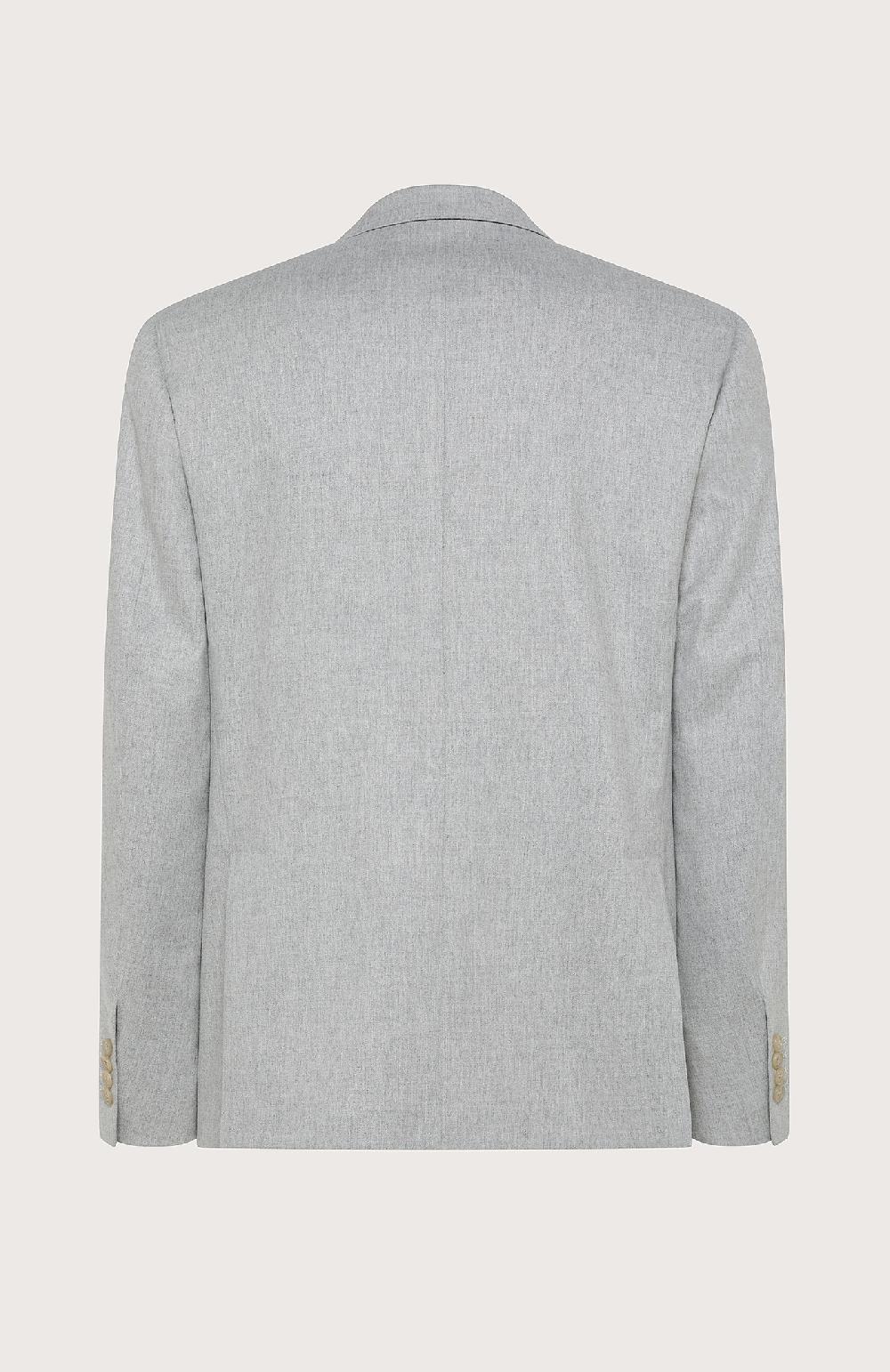 Seventy Giacca monopetto in flanella cardata monostretch - Col. Grigio Promozione