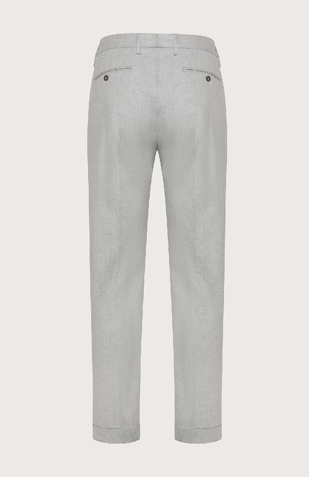 Seventy Pantalone chino in flanella cardata mono-stretch - Col. Grigio Spedizione Gratuita