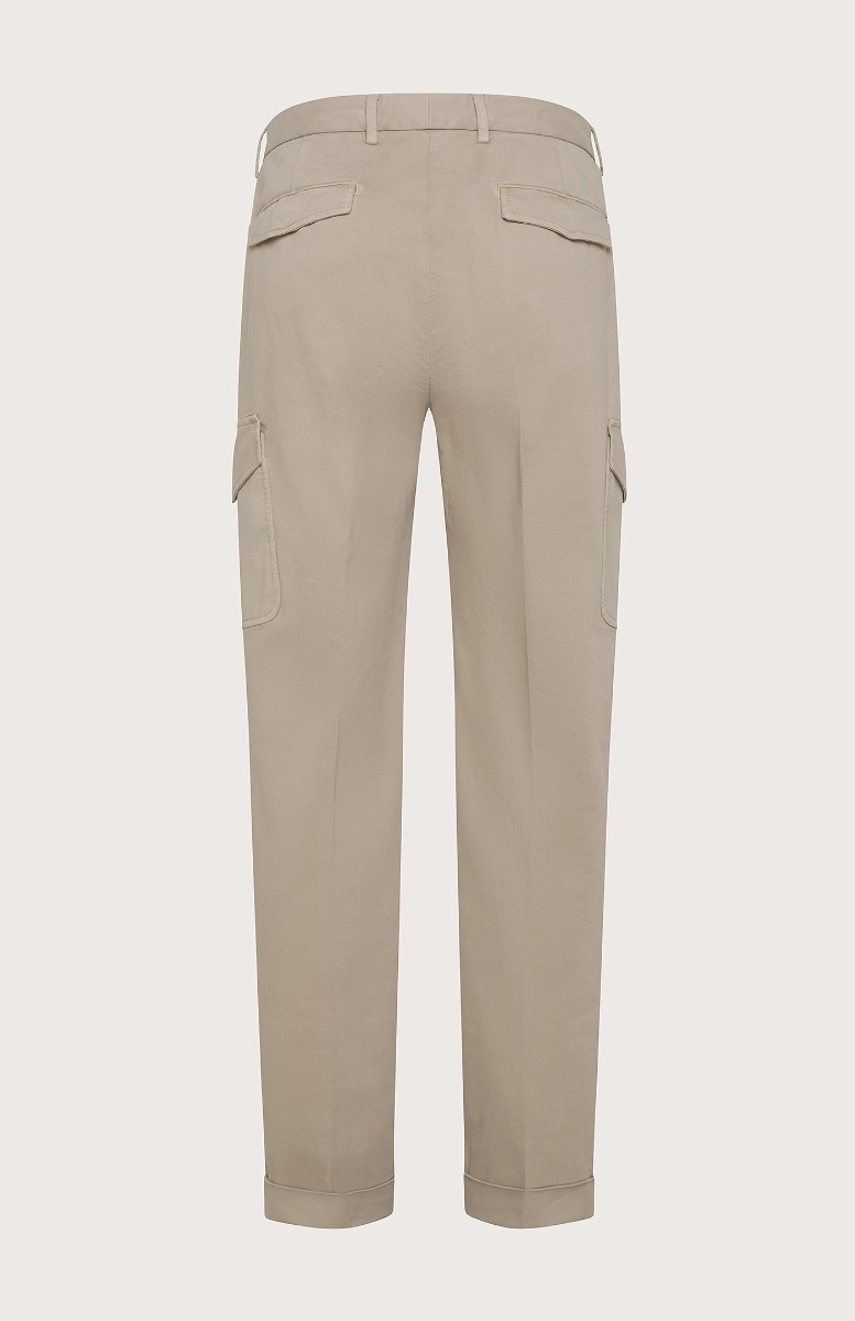 Seventy Pantalone lungo con tasche in gabardina - Col. Grigio Economico