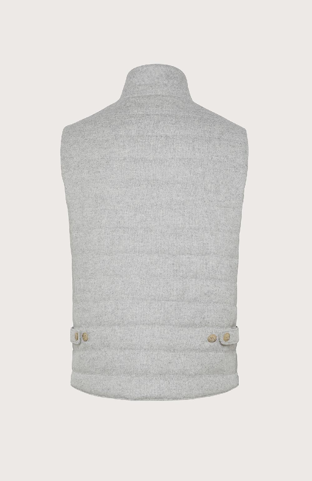 Seventy Gilet imbottito con bottoni - Col. Grigio Vendita Calda