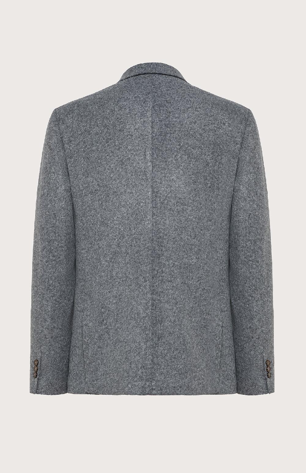Seventy Giacca decostruita monopetto regualar fit in jersey melange misto lana - Col. Grigio Vendita Economica