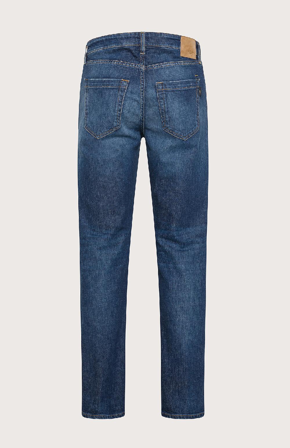 Seventy Pantalone cinque tasche in blue denim washed - Col. Blu Nuova