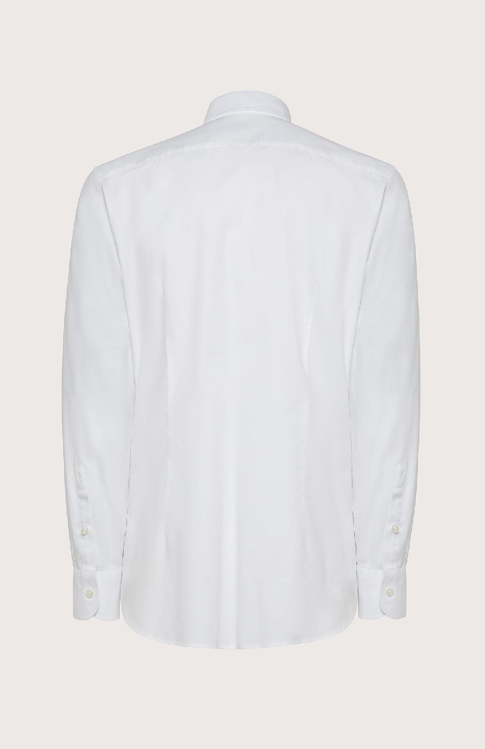 Seventy Camicia regular fit realizzata in oxford ritorto tinto filo - Col. Neutro Moda