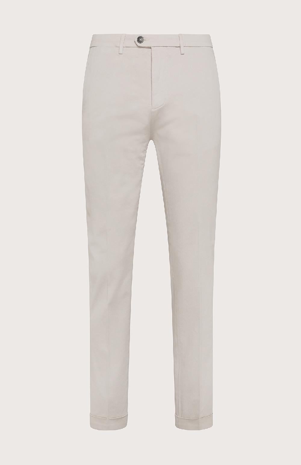 Seventy Pantalone chino in gabardina - Col. Bianco 2025