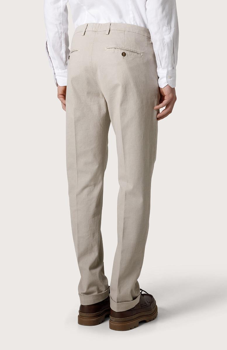Seventy Pantalone chino in gabardina - Col. Bianco 2025